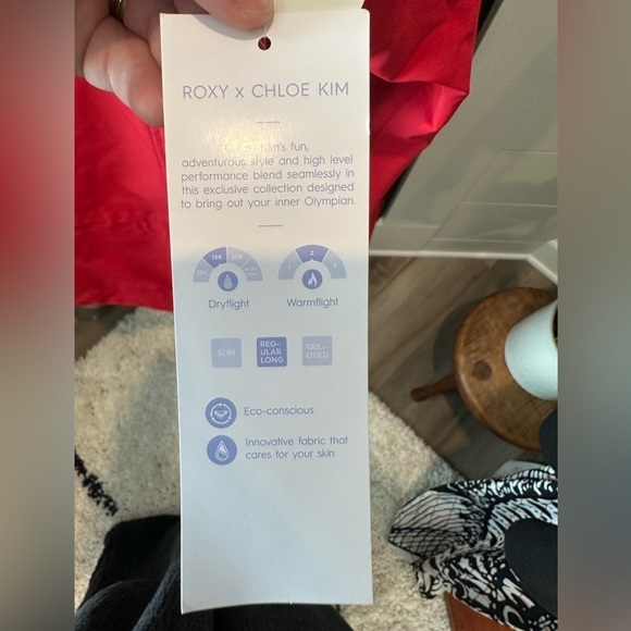 NWT ROXY RED PULLOVER SKI/BOARD JACKET SIZE LARGE - Picture 8 of 15